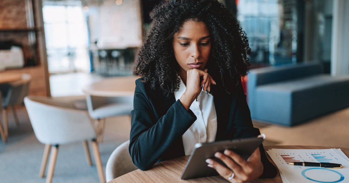 Staff working with clients